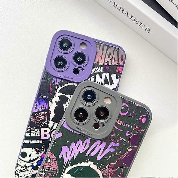 iPhone 15 nestemäinen Angel Eyes -suojakuori TPU-puhelinkotelo
