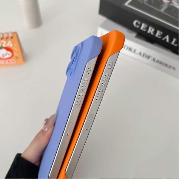 iPhone 14 Pro Max -kotelo aaltopahvin tekstuurilla, kehyksetön kova PC-puhelinkuori