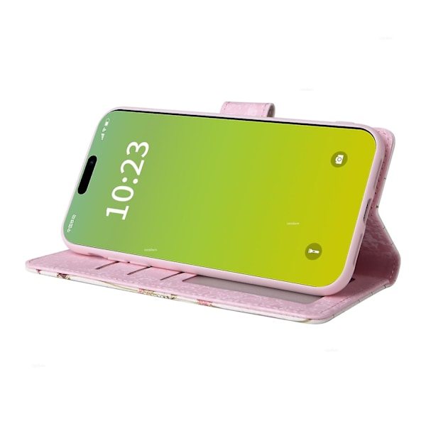 RFID Læder Etui til iPhone 15 Plus