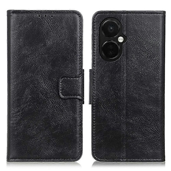 För OnePlus Nord CE 3 Lite Mirren Crazy Horse Textur Läder Telefonfodral
