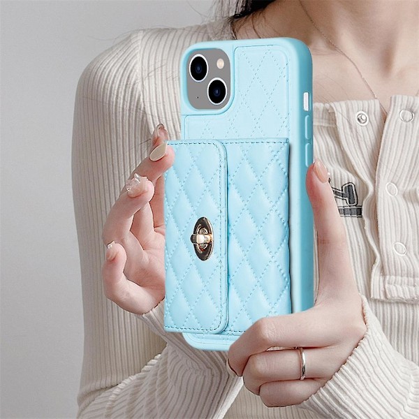 Læder Wallet Case til iPhone 15