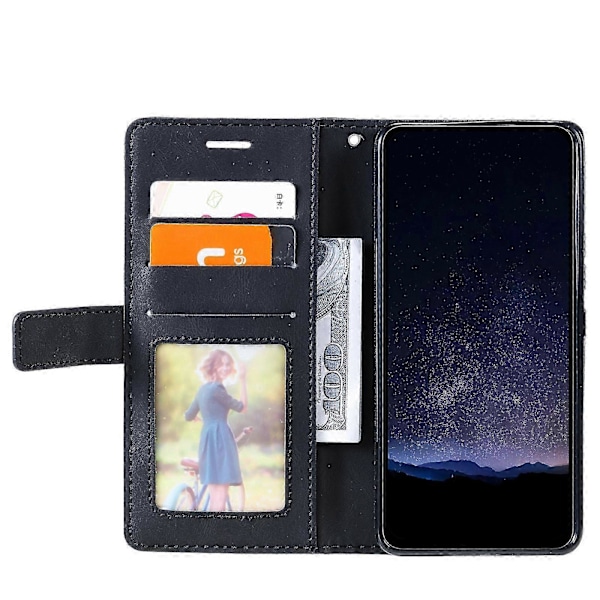 För Samsung Galaxy A35 5g Telefonställ Skydd Anti-repa PU Läder Plånbok Mobiltelefonfodral