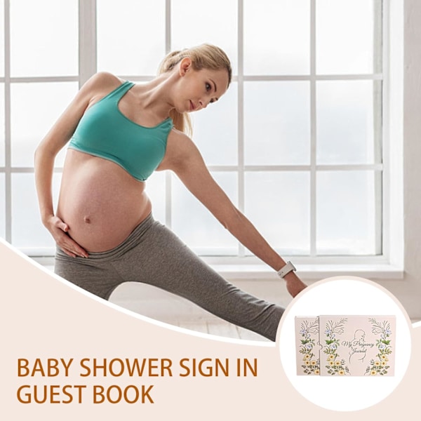 Gästbok för Baby Shower - Graviddagböcker för Moderskap