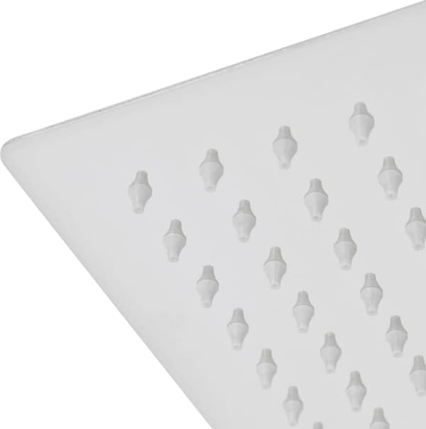 Regnbruserhoved Rustfrit Stål 30x30 cm Firkantet