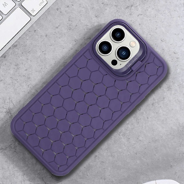 iPhone 16 Pro -kotelo, jalusta, lämmönpoisto, TPU-puhelinkuori