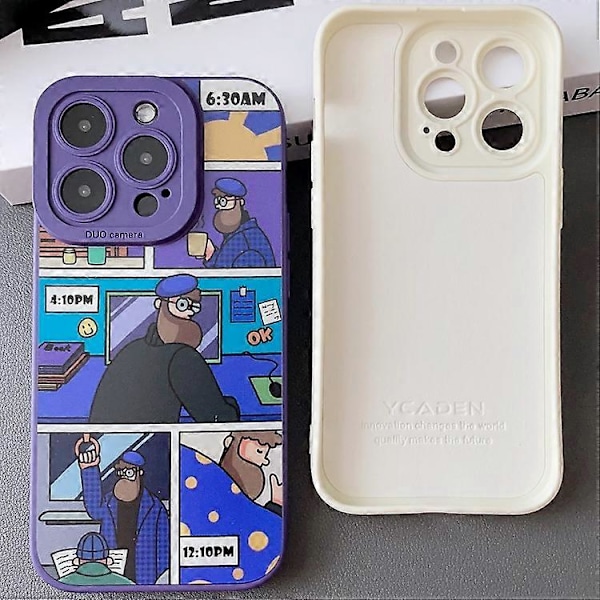 iPhone 15 nestemäinen Angel Eyes -partainen TPU-puhelinkotelo
