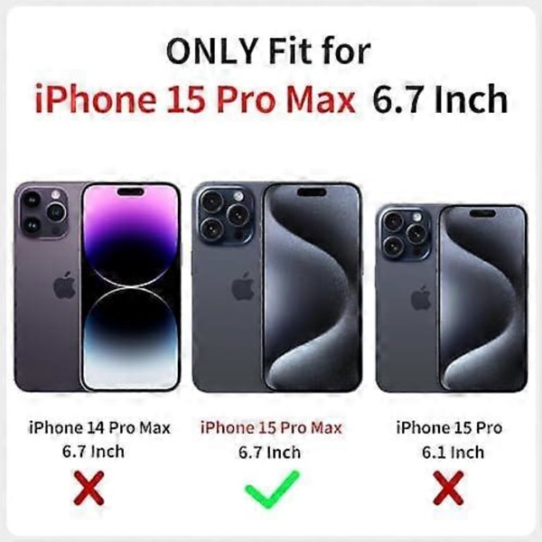 iPhone 15 Pro Max -kotelo, söpö kukka ruusu aaltoileva kihara kehys kirkas esteettinen puhelinkotelo naisille tytöille, ohut TPU iskunkestävä suojapuskurikotelo