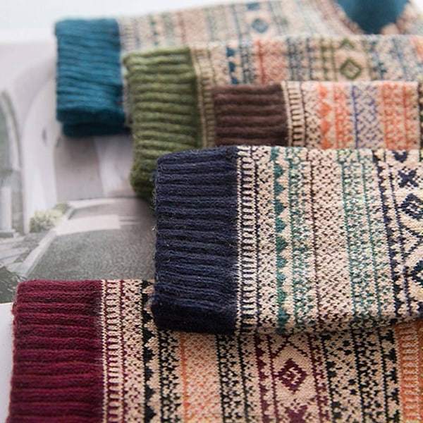 Tjocka varma ullstrumpor vandring chunky sock termiska strumpor FA12