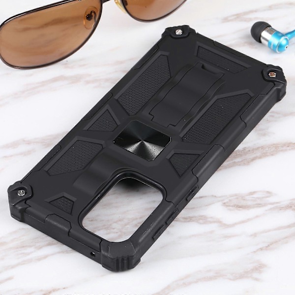 Stöttåligt TPU + PC Magnetiskt Skyddsfodral med Hållare för Samsung Galaxy A33 5G