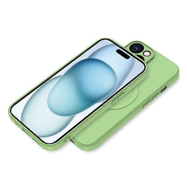 Lämplig för iPhone 16/Apple 15 mobiltelefonfodral magnetisk iPhone 14pro flytande spår silikon fullt paket xsmax skyddsfodral