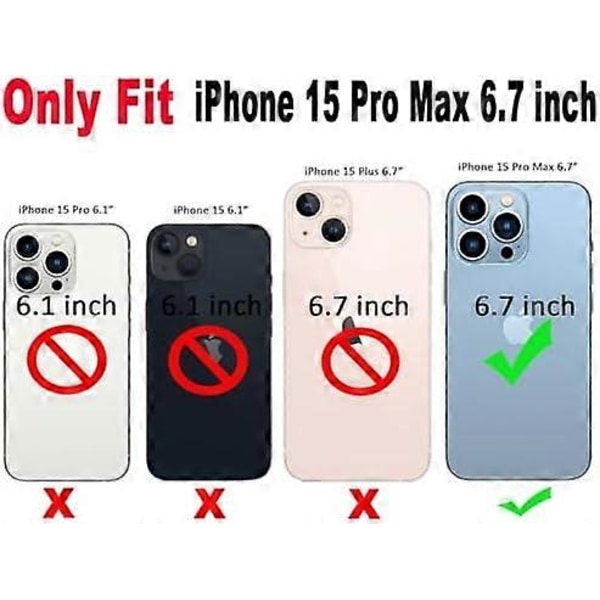 iPhone 15 Pro Max -kotelo 6,7 tuumaa, Söpö 3D-sydänkuvioitu aaltoileva kehys Pehmeä TPU Kimalteleva Bling Laser Värikäs Valo Glitter Puhelinkotelo iPhone 15 Pro Max -puhelimelle