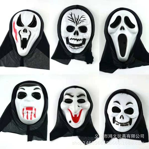 Juhlatarvikkeet Spökmask Halloween Viikatemies Naamio, Tuhatjalkainen centipede