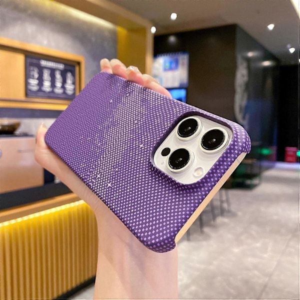 Til iPhone 14 Pro Max Cover Stjerneklart Himmel Vand Transfer Print PC Telefon Cover