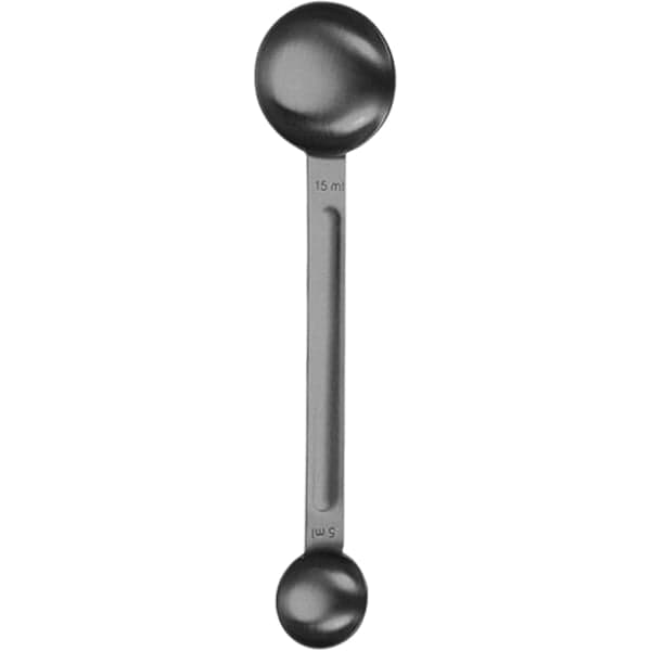 Kaffemått för malet kaffe - Rostfritt stål, Multifunktionellt kaffeverktyg för mätning och stampning, Silver Silver Silver