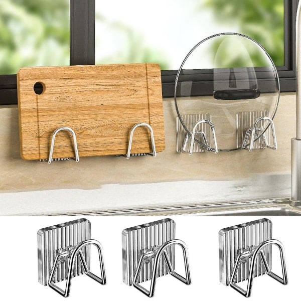 1 stk./5 stk. Afløbsrist Krog Punch Free U-formet Design Stærk Bærende Svampeholder Viskestykke Tørrestativ Køkken Gadgets 5 stk. Gylden