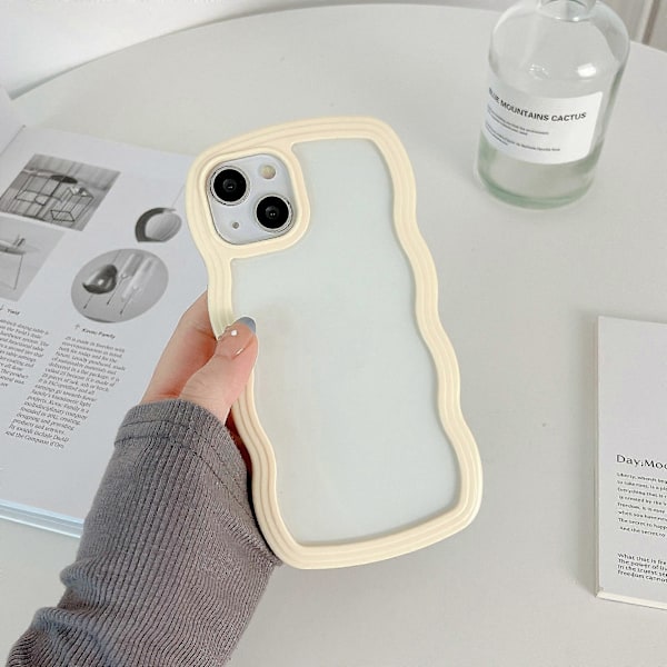 Sopii iPhone 16 -puhelimen kuoreen, läpinäkyvä kuori, turvatyyny, putoamista estävä kaksi-yhdessä Apple 16pro -suojakuori iPhone16 plus, vaaleansininen