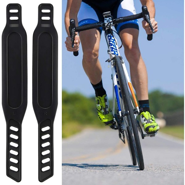 Pedalstropper for treningssykkel, 2 par