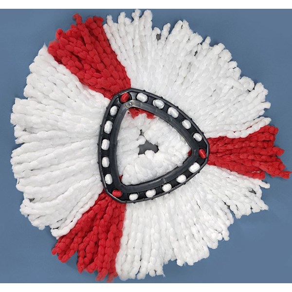 Reservedeler Mikrofiber Mopphoder for Svingbare Gulvmopper (3-pakning)