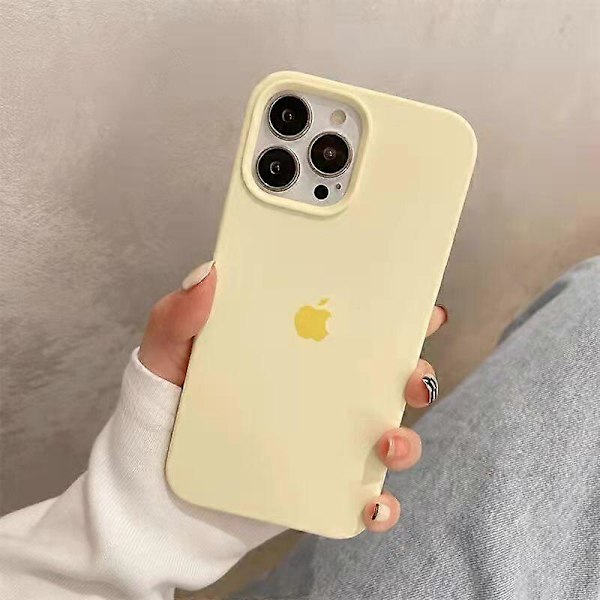 För Apple iPhone 14 6.1 Flytande Silikon Skal