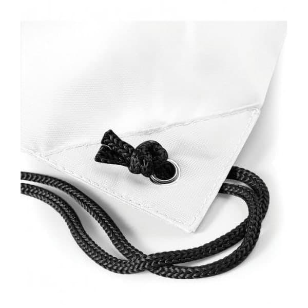 BagBase Budget Vattenavvisande Sport Gympapåse Dragsko (11 Vit One Size) White