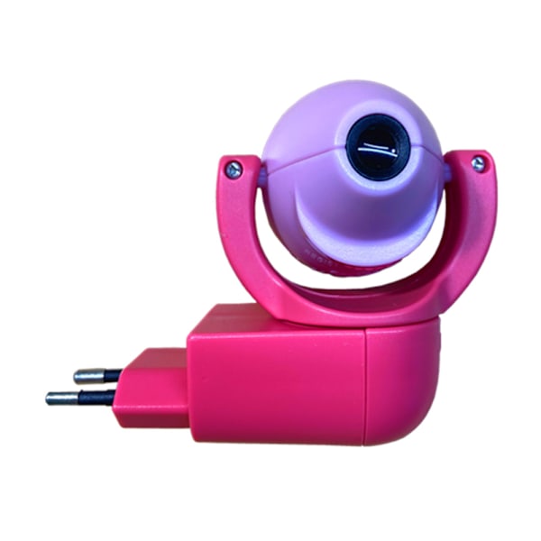Børnenes natlampe soveværelsesdekoration, stjerne måne projektor pink