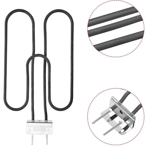 Grill Ersättning för Weber Elektrisk Grill 66631 / 65621 Värmeelement (230v 2200w) Q140 / Q1400 Eu