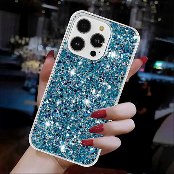 Epoksi TPU -puhelinkuori iPhone 14 Pro Max -puhelimelle, kimaltava