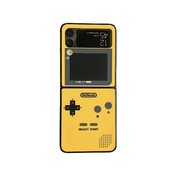 Telefonfodral Hård Plastram Silikon Stötskyddande Fodral För Samsung Z Flip 3 yellow