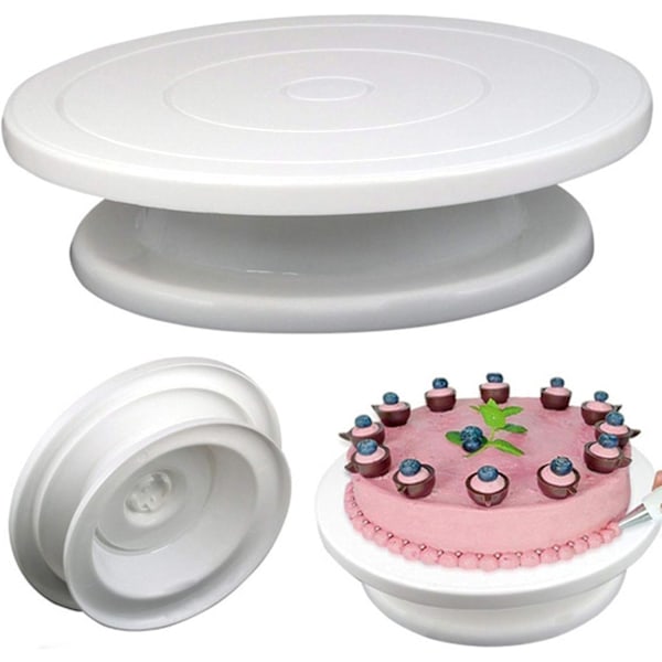 Roterende kakefat, Fondant kake plast kakefat, kakevender