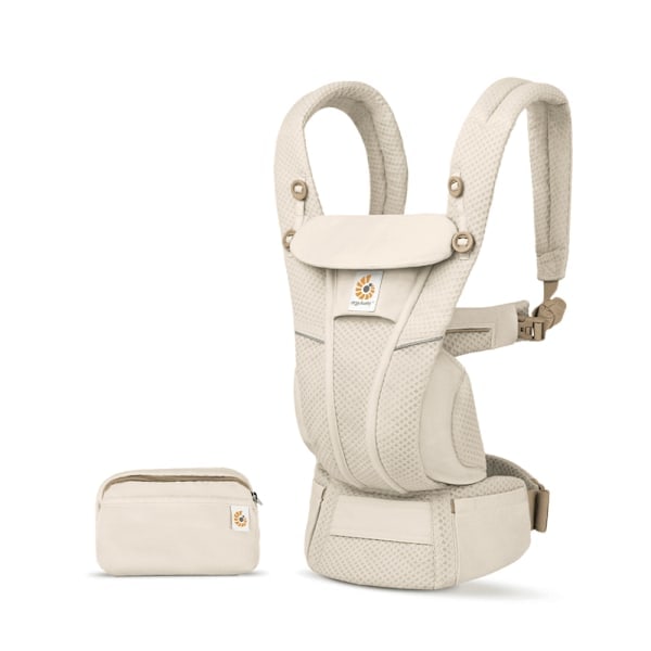 Nyfödd bärsele, bärbar från födsel till 20 kg, ergonomisk hållare, 4 transportpositioner Natural Beige Natural Beige
