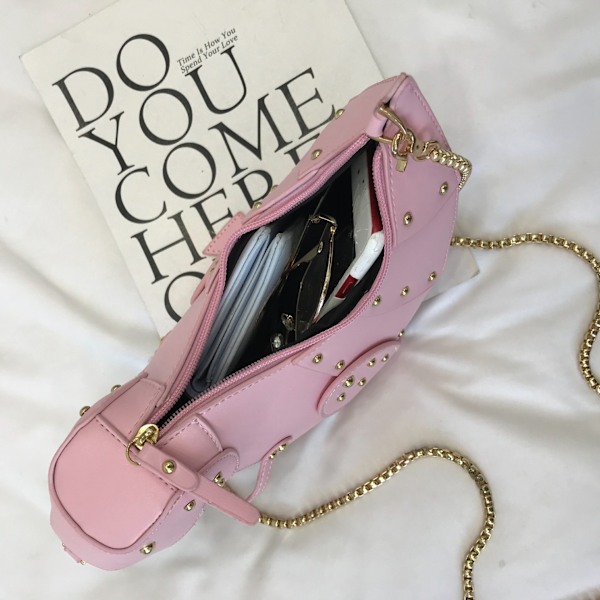 Dinosaurformet Crossbody Skuldertaske Dame Pu Læder black
