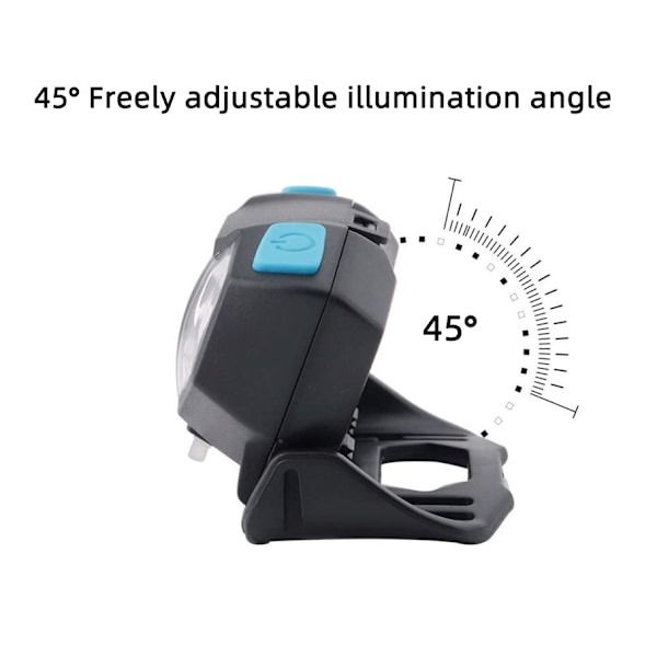 USB Genopladelig LED Pandelamp, Ultra Letvægts og Komfortabel