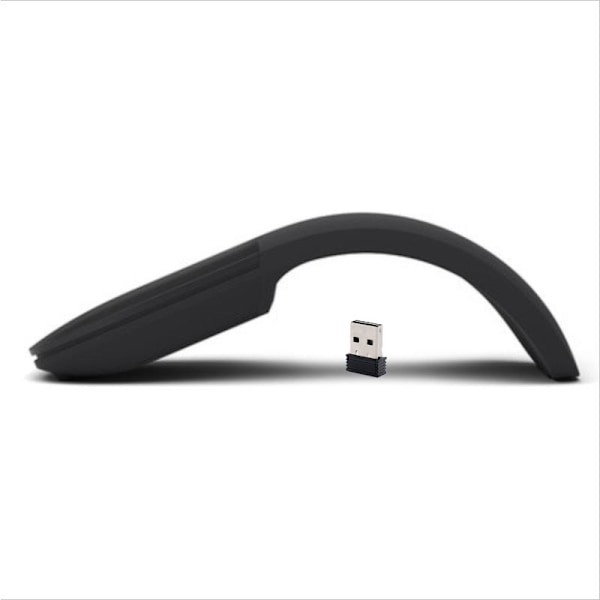 Mini trådløs mus foldbar bue touch mus USB-modtager
