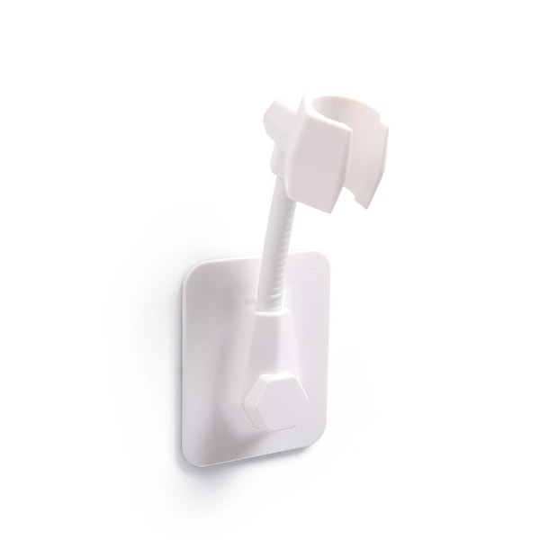 Dusjhodeholder for bad uten boring, hengende dusjhode white