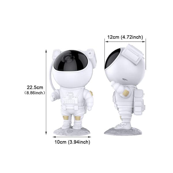 Astronaut Nattlys / Galakselampe - Stjernehimmelprojektor