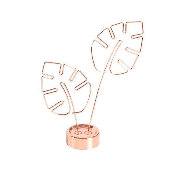 Fotoclips enkel notat-holder skrivebordsdekorasjon memoholder rose gold