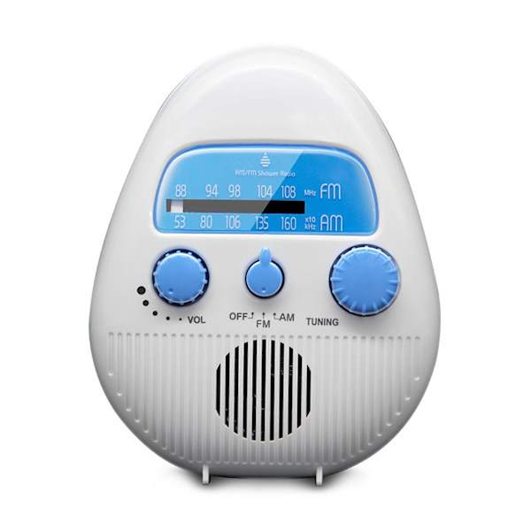 Nødradio, bærbar AM/FM-radio, vanntett