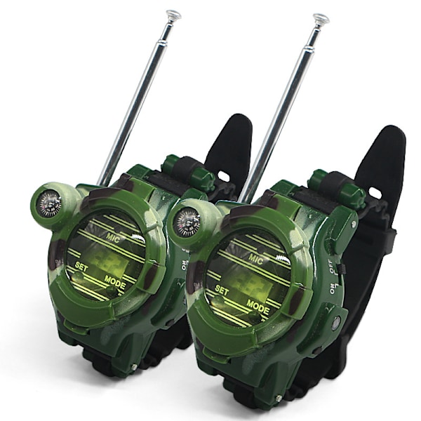 2 stk. walkie talkie leketøy elektronisk spill simulering for barn