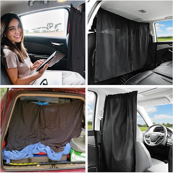 Auton osat verhot markiisi auton verhot SUV:lle ja yleisille ajoneuvoille 140 x 81 cm