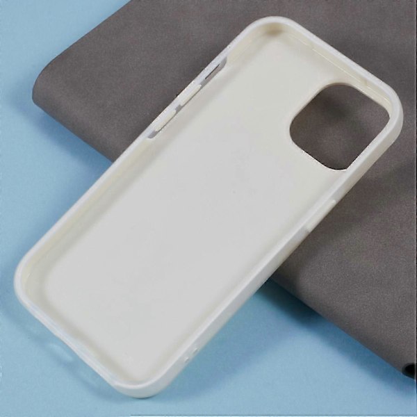 IPhone 14 -kotelo, irrotettava TPU-iskunkestävä puhelinkuori - valkoinen
