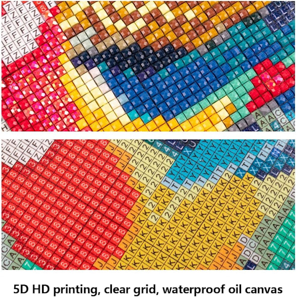 Fangshi DIY 5D Timanttimaalaussetti Kettu ja Perhonen 30*40cm