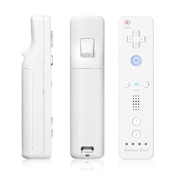 Wii Remote Plus + Nunchuck Motion Plus (Hvit) Hvit one size