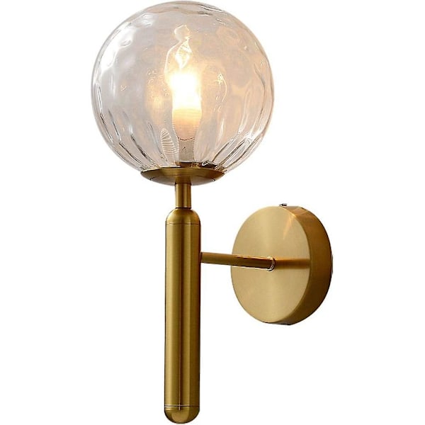 Moderne vegglampe i gull, midten av århundret, industriell matt