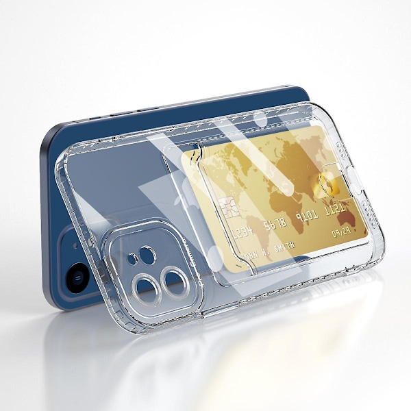 Kortficka Transparent Skal För iPhone 12 mini För iPhone 12 mini