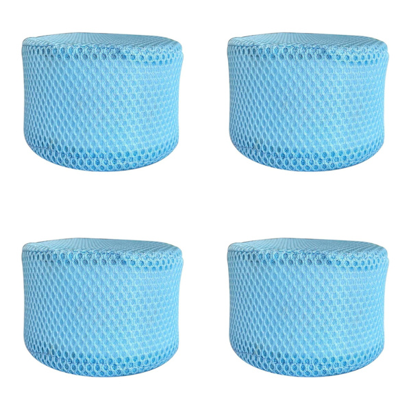 4-pack säkerhetsnät kompatibla med Mspa Spa-filter, hål i båda ändar