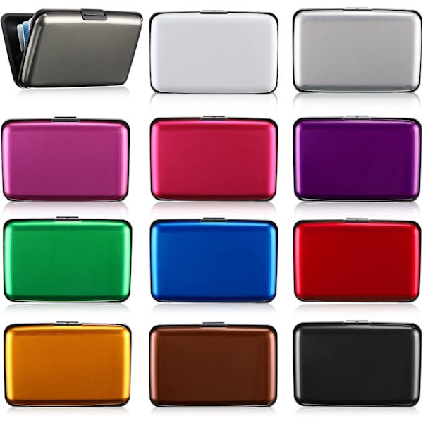 Kortholder i aluminium. SORT Sort black