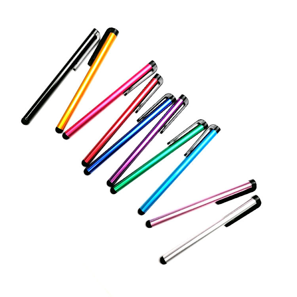 10 st Multifärgade Metalliska Pekstift