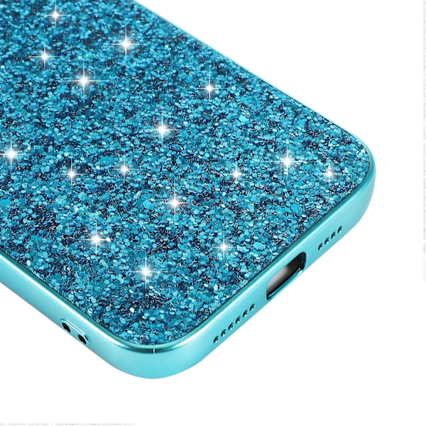 Glitterpulver TPU-skal för iPhone 15