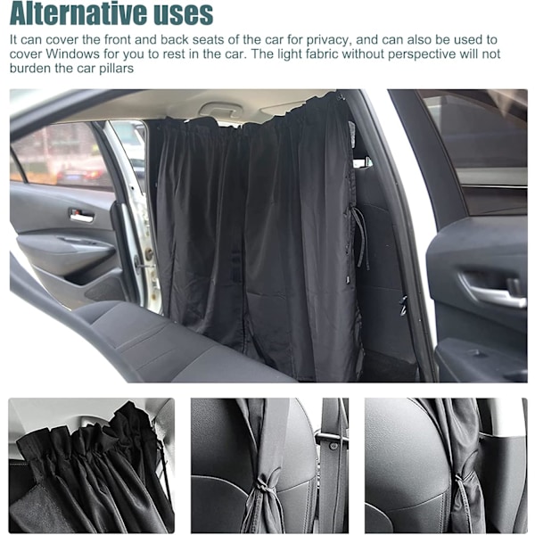 Auton osat verhot markiisi auton verhot SUV:lle ja yleisille ajoneuvoille 140 x 81 cm