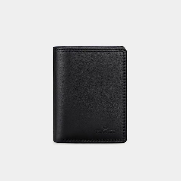 Phonet Äkta Läder Plånboks Kortinnehavare 105*80 mm Svart Black one size
